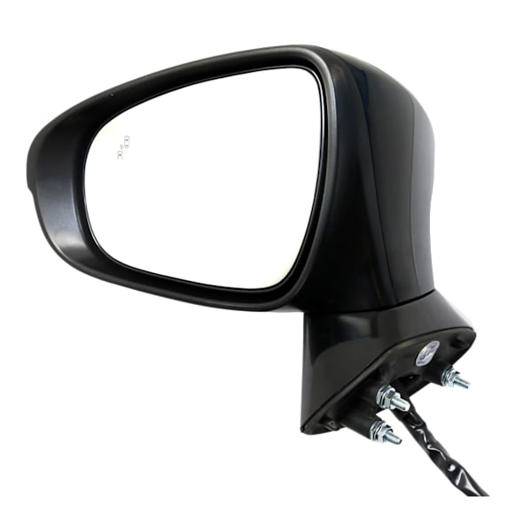 Driver Side Mirror, Power, Power Folding, Heated, Paintable, In-housing Signal Light, With memory, With Puddle Light, No Auto-Dimming, With Blind Spot Detection in Glass