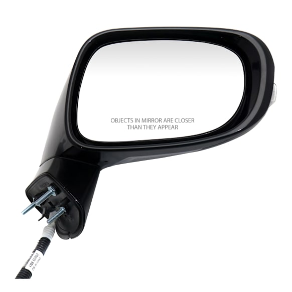 Passenger Side Mirror, Power, Manual Folding, Heated, Paintable, In-housing Signal Light, With memory, With Puddle Light, No Auto-Dimming, No Blind Spot Feature, Base Model