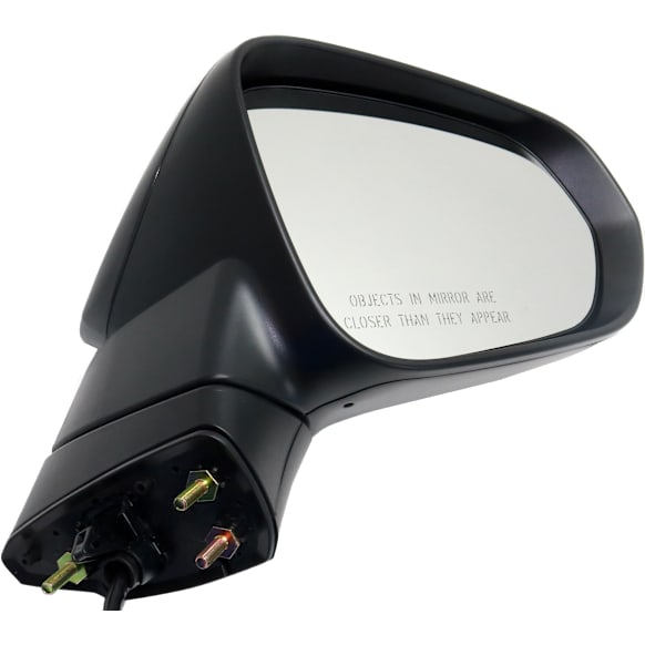 Passenger Side Mirror, Power, Manual Folding, Heated, Paintable, In-housing Signal Light, With memory, No Puddle Light, No Auto-Dimming, No Blind Spot Feature