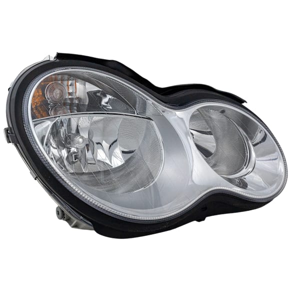 2006 Mercedes Benz C280 - Passenger Side Halogen Headlight, With bulb(s), OE Replacement