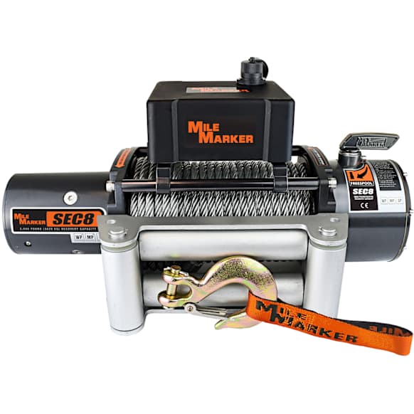77-50141W Winch - Electric, 8000 lbs., Steel, Direct Fit