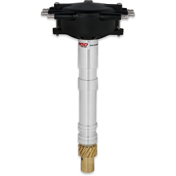 84893 Chevy Crank Trigger Distributor with Black Crab Cap