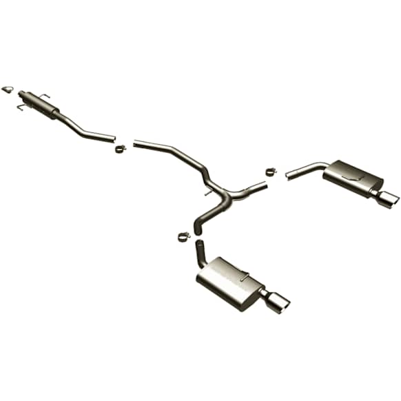 2012 Ford Fusion - Street Series Cat-Back, Exhaust System, 3.0L 6Cyl, Made of Stainless Steel