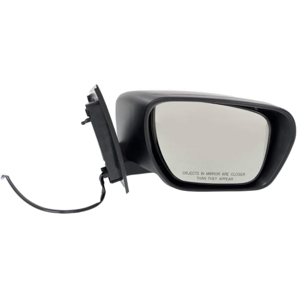 Passenger Side Mirror, Power, Manual Folding, Heated, Paintable, No Signal Light, No Memory, No Puddle Light, No Auto-Dimming, No Blind Spot Feature