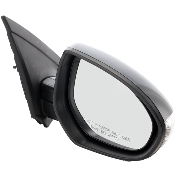 Passenger Side Mirror, Power, Manual Folding, Non-Heated, Paintable, In-housing Signal Light, No Memory, No Puddle Light, No Auto-Dimming, No Blind Spot Feature