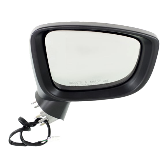 Passenger Side Mirror, Power, Manual Folding, Non-Heated, Paintable, In-housing Signal Light, No Memory, No Puddle Light, No Auto-Dimming, No Blind Spot Feature