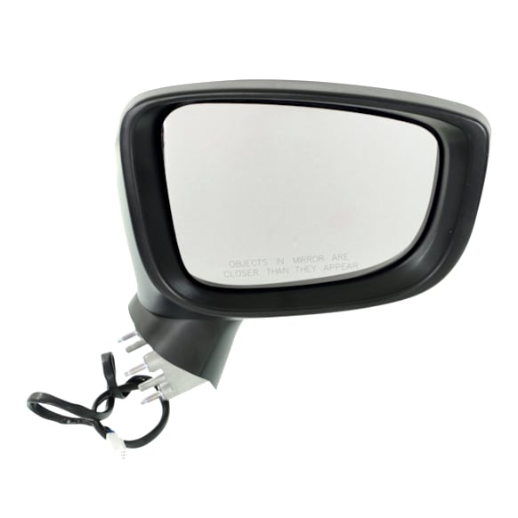Passenger Side Mirror, Power, Manual Folding, Non-Heated, Paintable, No Signal Light, No Memory, No Puddle Light, No Auto-Dimming, No Blind Spot Feature