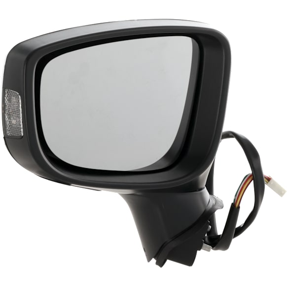 Driver Side Mirror, Power, Manual Folding, Non-Heated, Paintable, In-housing Signal Light, No Memory, No Puddle Light and Auto-Dimming, With BSD in Glass, Mexico Built Vehicle