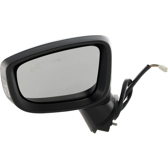 Driver Side Mirror, Power, Manual Folding, Heated, Paintable, In-housing Signal Light, No Memory, No Puddle Light and Auto-Dimming, With BSD in Glass, Japan/Mexico Built Vehicles