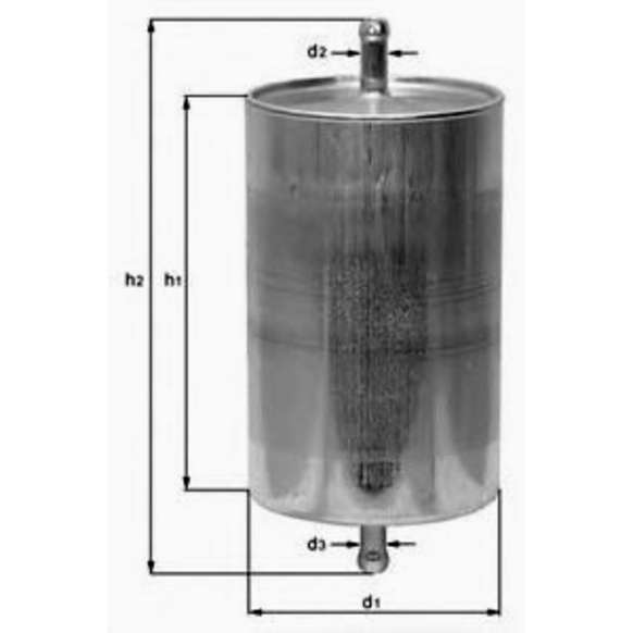 1998 Ford Ranger - Fuel Filter, Mahle OE Replacement