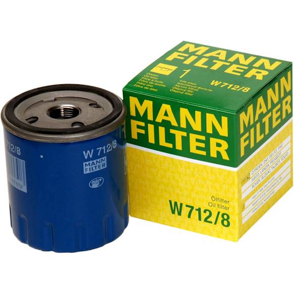 W 712/8 Oil Filter - Spin-on, Sold individually