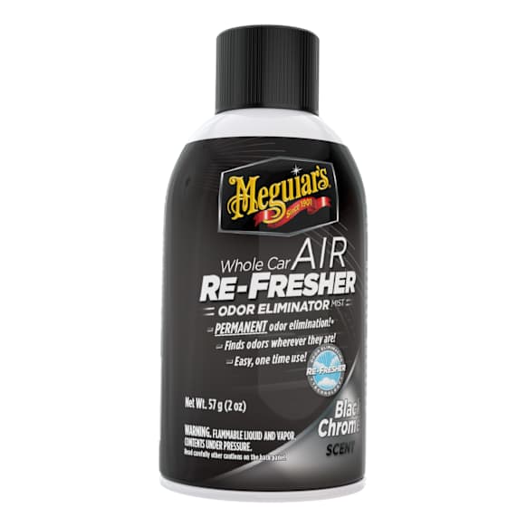 G181302 Whole Car Air Re-Fresher Odor Eliminator Mist, Black Chrome Scent, 2 Ounces