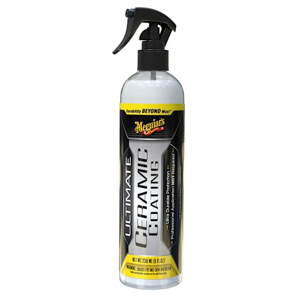 G240108 Ultimate Ceramic Coating - Ultra-Durable Cutting-Edge Ceramic Protection with Excellent Water Beading While also increasing gloss, Slickness, and Concealing Minor Paint Defects - 8oz Spray