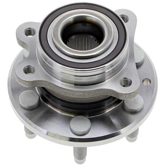 MB50317 Front, Driver or Passenger Side Wheel Hub, 6 Lugs,, 4WD