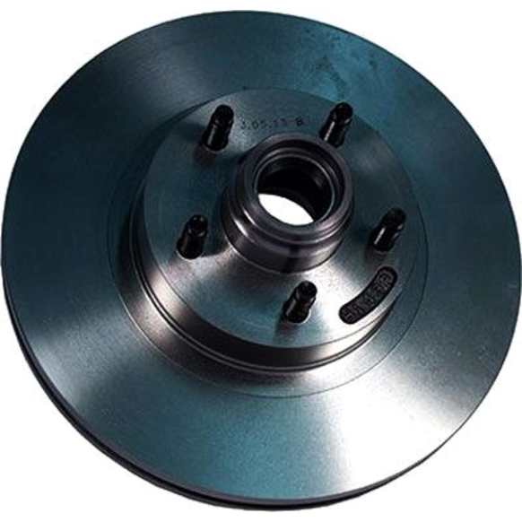 BRR183 Front, Driver or Passenger Side Brake Disc, Plain Surface,, RWD, Motorcraft OE Replacement