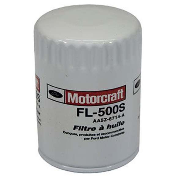 FL500S Motorcraft OE Replacement Oil Filter - Canister, Direct Fit, Sold Individually