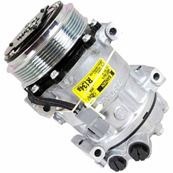 2007 Ford F-53 Motorhome Chassis - A/C Compressor, Motorhome - Stripped Chassis, With Clutch, 10 Cyl 6.8L, Motorcraft OE Replacement