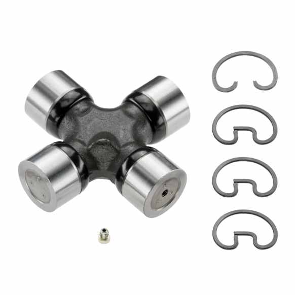 2019 Ford F-150 - U Joint, RWD, Rear Wheel Drive, with 1 Piece Rear Driveshaft, 1.188 (in) Bearing Caps, with Steel Driveshaft, 0.059 (in) Ring Thickness - Rear Driveshaft At Transmission; Rear Driveshaft At Rear Axle; Rear Driveshaft At Support Bearing