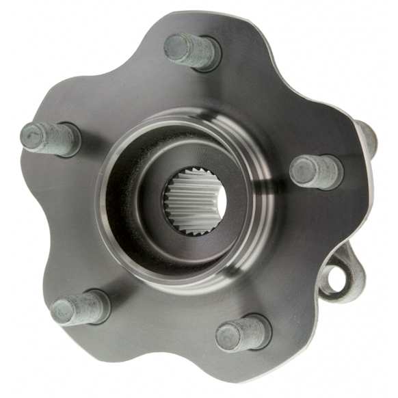 512373 Rear, Driver or Passenger Side Wheel Hub, 5 Lugs, With Bearing, AWD, Problem Solver Series