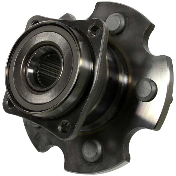 512404 Rear, Driver or Passenger Side Wheel Hub, 5 Lugs, With Bearing, AWD, 2.4L, 4Cyl, Problem Solver Series