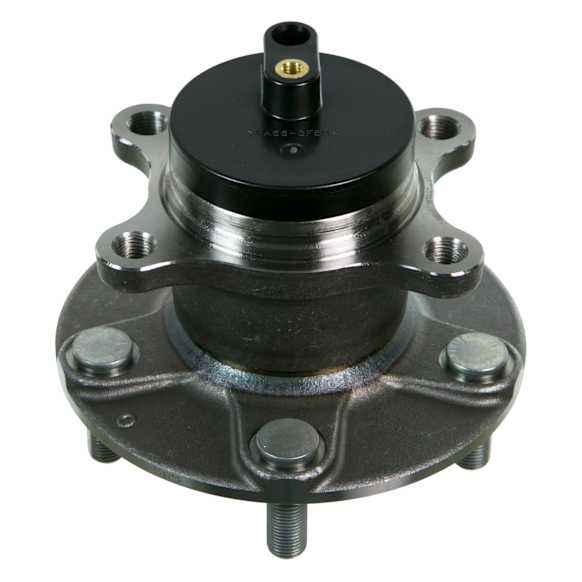 512486 Rear, Driver or Passenger Side Wheel Hub, 5 Lugs, Sensor Included, FWD, Problem Solver Series