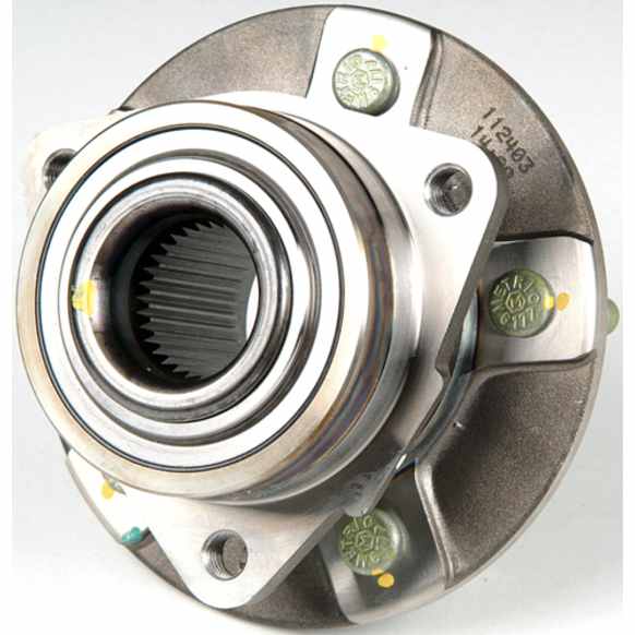 513190 Front, Driver or Passenger Side Wheel Hub, 5 Lugs, With Bearing,, Problem Solver Series