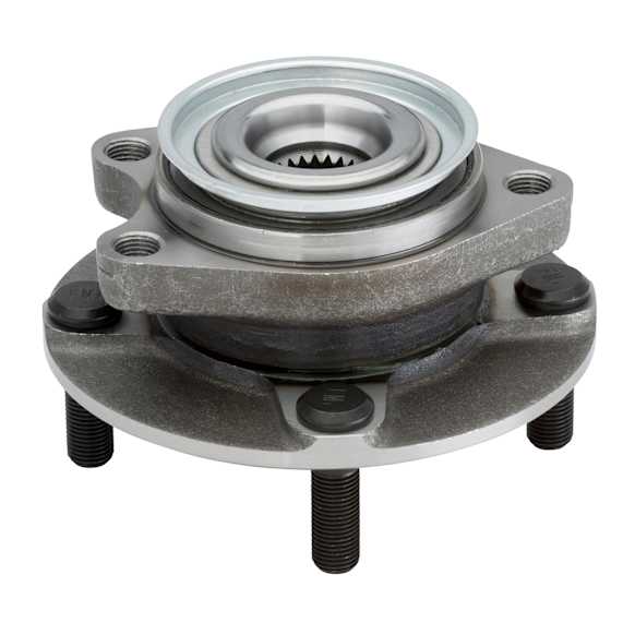 513308 Front, Driver or Passenger Side Wheel Hub, 4 Lugs, With Bearing,, Problem Solver Series