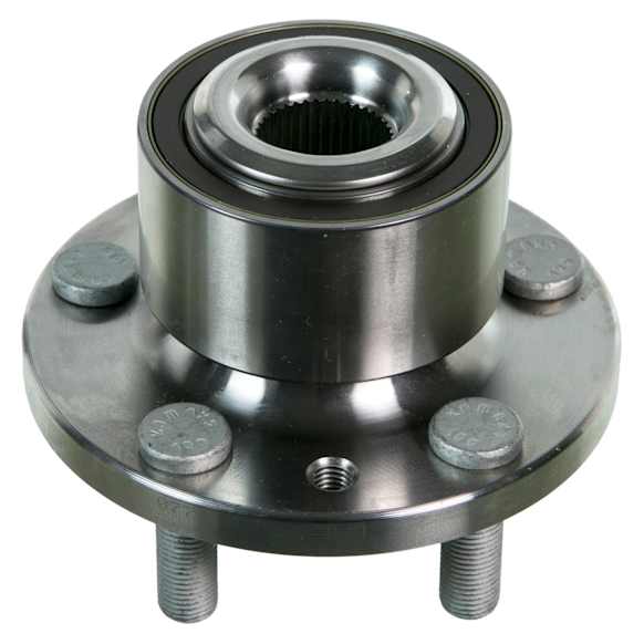 513337 Front, Driver or Passenger Side Wheel Hub, 5 Lugs, With Bearing,, Problem Solver Series