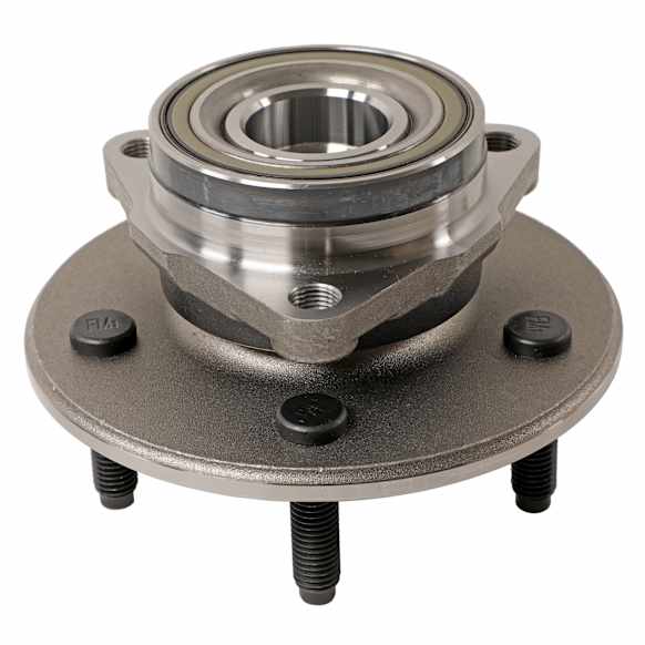 515029 Front, Driver or Passenger Side Wheel Hub, 5 Lugs, With Bearing, 4WD, Problem Solver Series