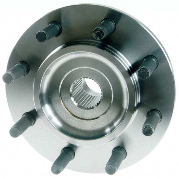 515062 Front, Driver or Passenger Side Wheel Hub, 8 Lugs, With Bearing, 4WD, Problem Solver Series