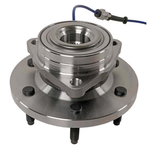515093 Front, Driver or Passenger Side Wheel Hub, 6 Lugs, With Bearing,, Problem Solver Series