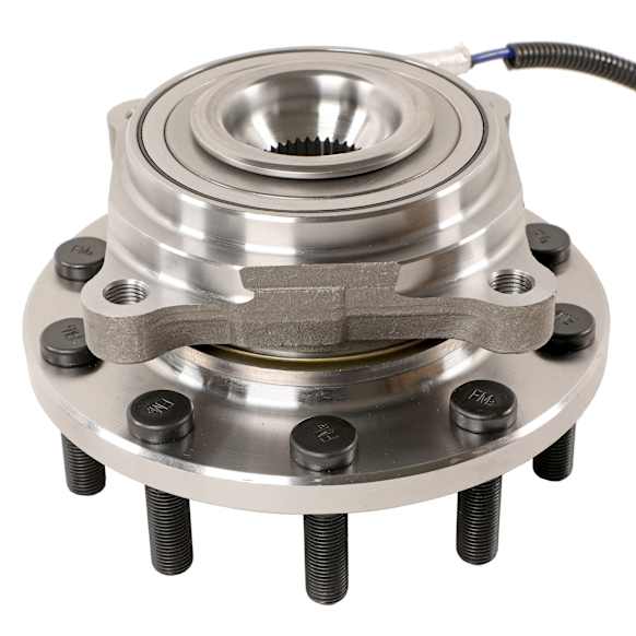 515102 Front, Driver or Passenger Side Wheel Hub, 10 Lugs, With Bearing,, Problem Solver Series