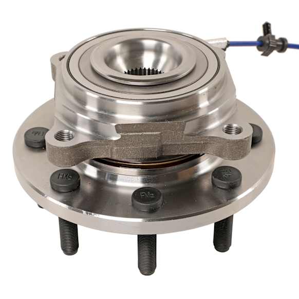 515148 Front, Driver or Passenger Side Wheel Hub, 8 Lugs, With Bearing, 4WD, Problem Solver Series