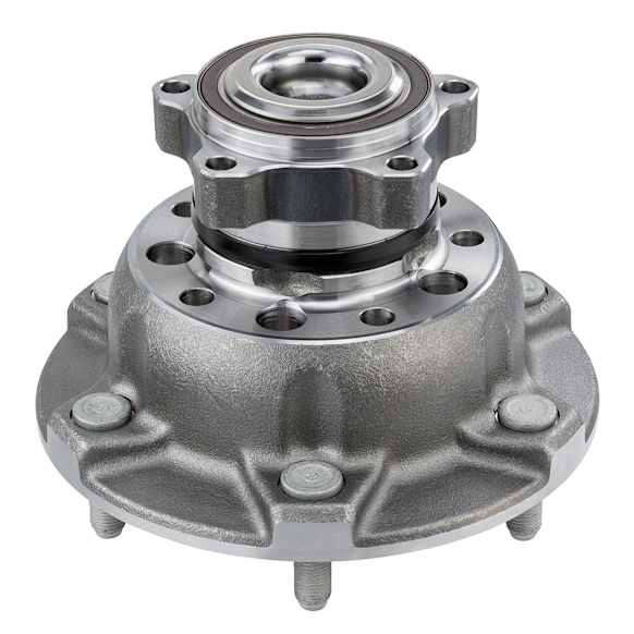 515152 Front, Driver or Passenger Side Wheel Hub, 6 Lugs, With Bearing, Sensor Included,, Problem Solver Series