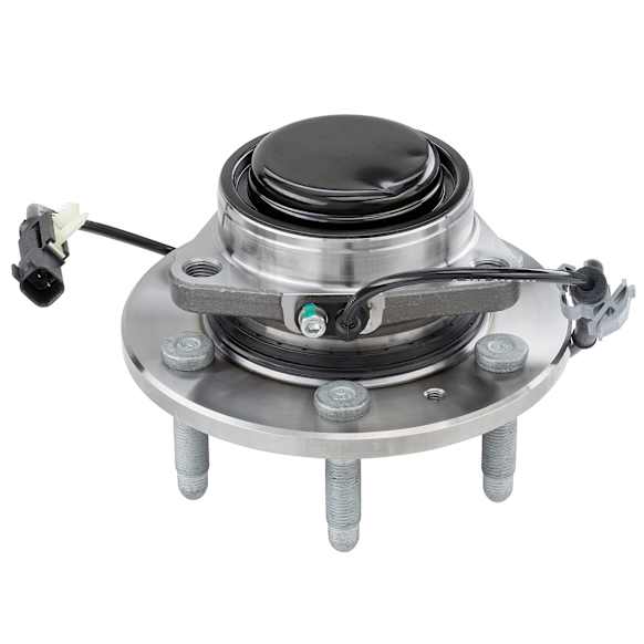 515159 Front, Driver or Passenger Side Wheel Hub, 6 Lugs, With Bearing, RWD, Problem Solver Series