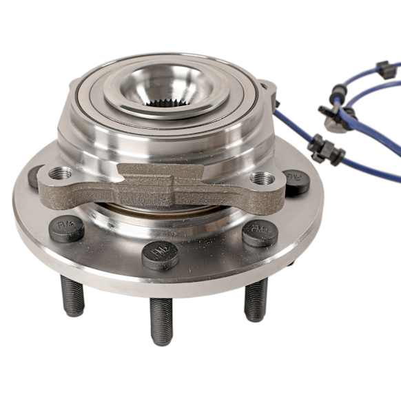 515162 Front, Driver or Passenger Side Wheel Hub, 8 Lugs, With Bearing,, Problem Solver Series