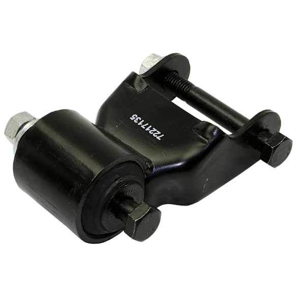 K150384 Leaf Spring Shackles and Hangers - Black, Direct Fit, Sold individually