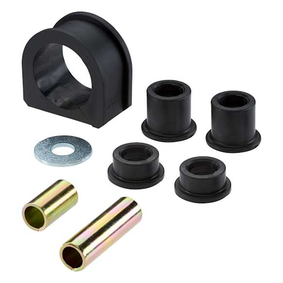 K200208 Steering Rack Bushing - Black, Rubber, Direct Fit, Kit
