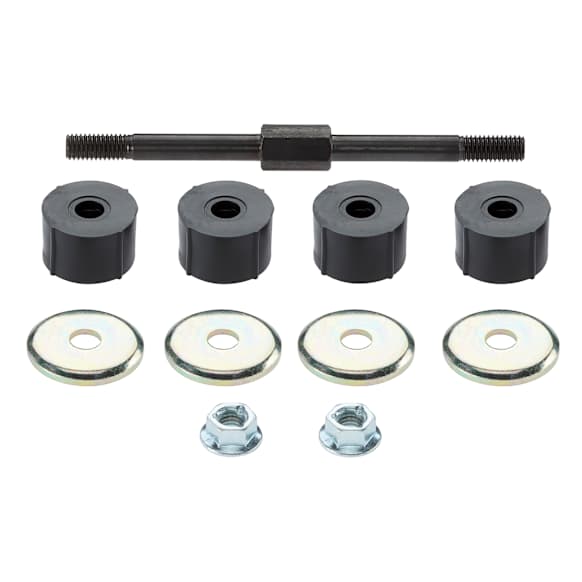 K750238 Front Sway Bar Link, 5.13 In. Bolt Length, Threaded End Type, (4) Rubber Bushings, Includes Hardware, Rear Wheel Drive