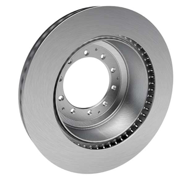 52124762AD Front, Driver or Passenger Side Brake Disc, Plain Surface,, OE Replacement Series