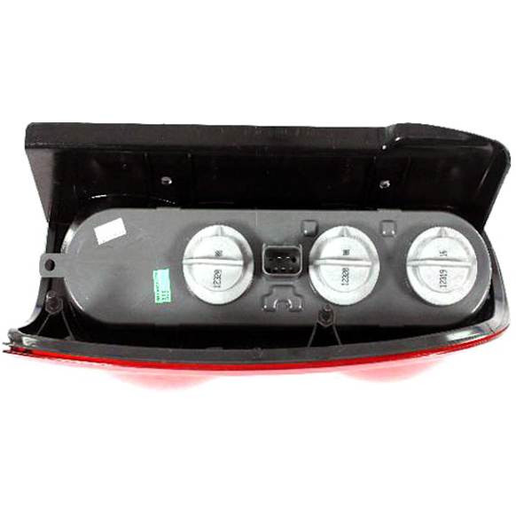 55155829AH Driver Side LED Tail Light, Without bulb(s), Clear & Red Lens, OE Replacement Series