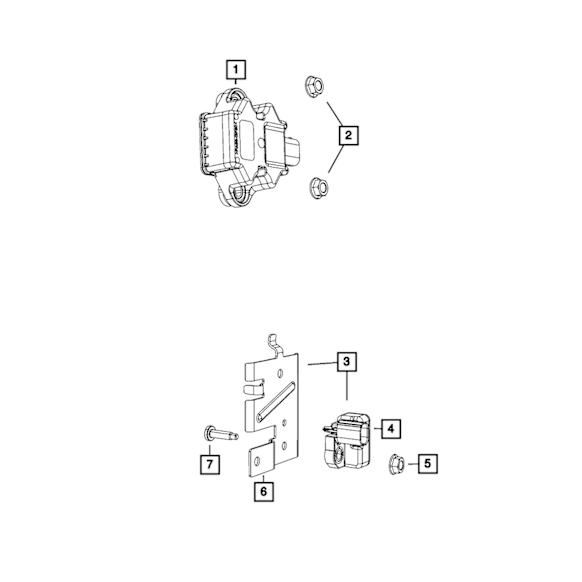 56029469AA Direct Fit Electronic Stability System Control Module, Sold Individually