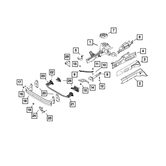6106254AA Screw - Sold individually