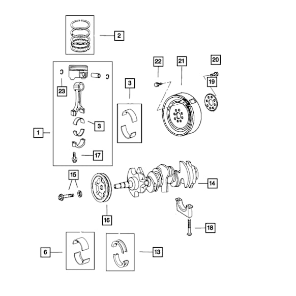 2010 Dodge Charger - Engine Connecting Rod - Direct Fit