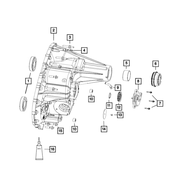 68027031AA Bolt - Sold individually