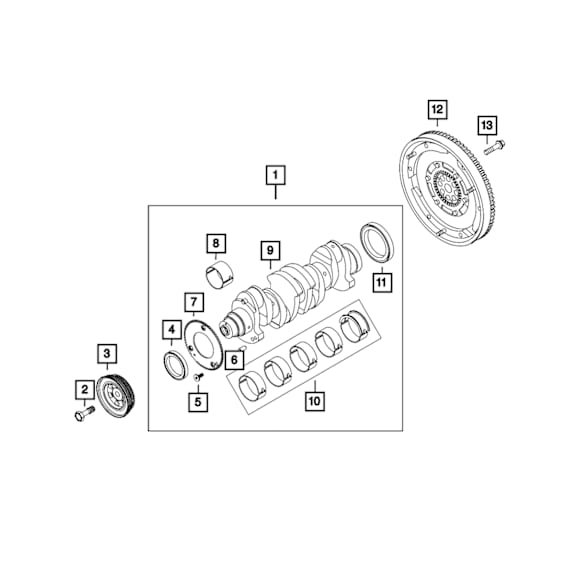 68133287AA Bolt - Sold individually