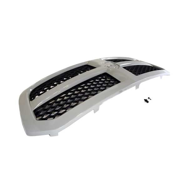 68197703AA Driver and Passenger Side Grille Gray Shell with Black Insert