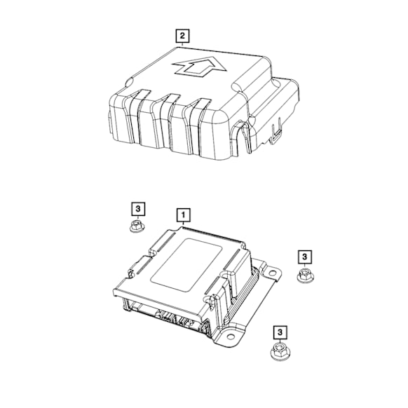 68311393AA Occupant Detection Sensor, Sold individually