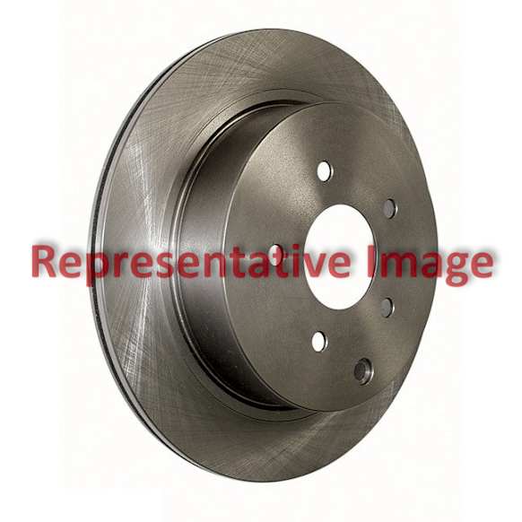 68321343AC Rear, Driver or Passenger Side Brake Disc, Plain Surface, 5 Lugs