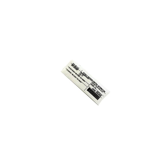 68406463AA Direct Fit Emission Label, Sold Individually